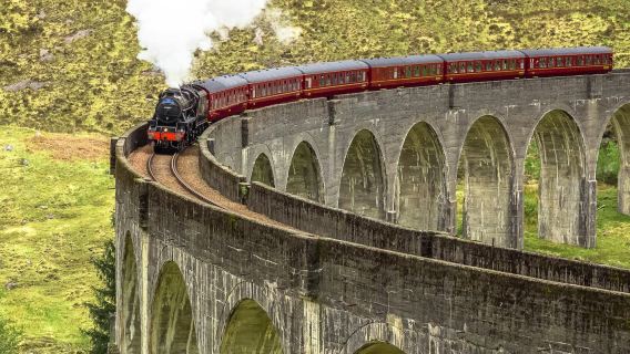 Scottish Highlands: Harry Potter Train + Tour from Edinburgh