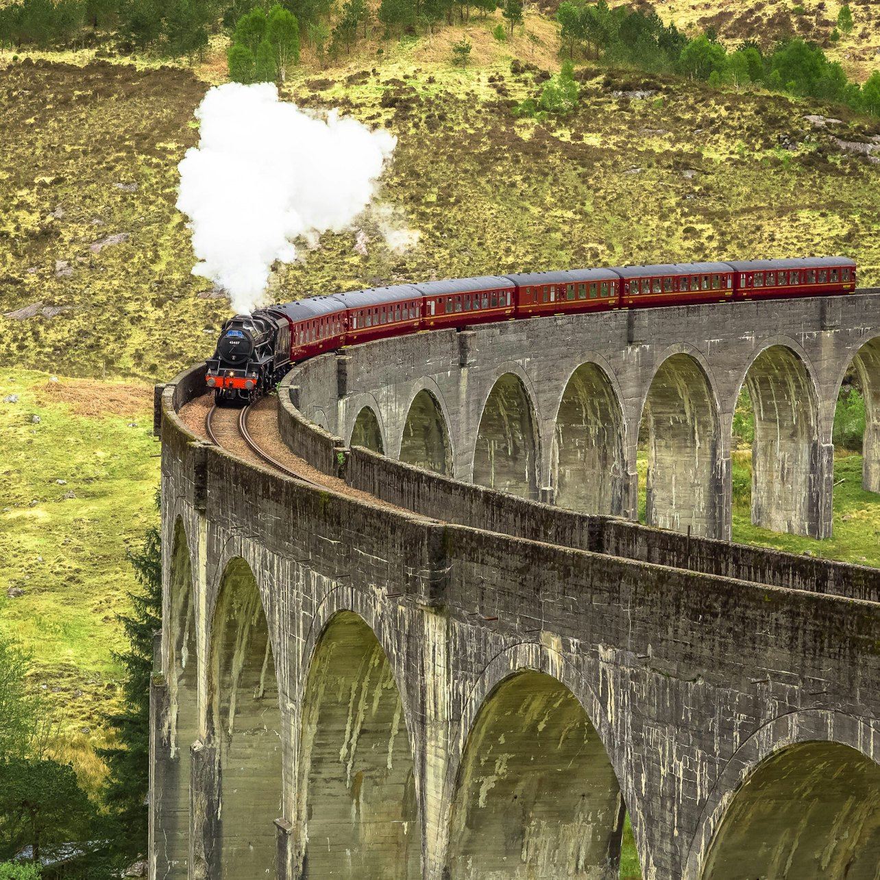 Highlands scozzesi: treno di Harry Potter + tour da Edimburgo