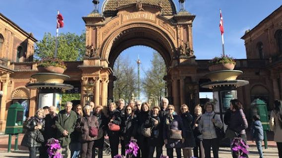 Copenhagen on foot and Tivoli park