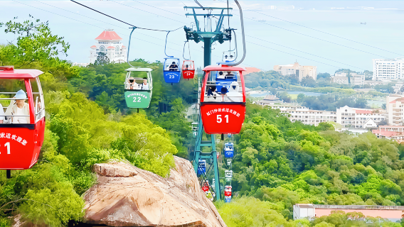 【廈門鐘鼓索道】含門票預約，正規渠道入園，俯瞰園林植物園美景；可選套餐：南普陀寺講解&筼筜雅遊&植物園