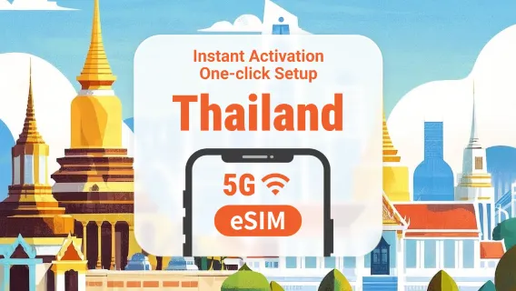 Thailand 5G eSIM | ChatGPT | 1–30 Days | Instant QR
