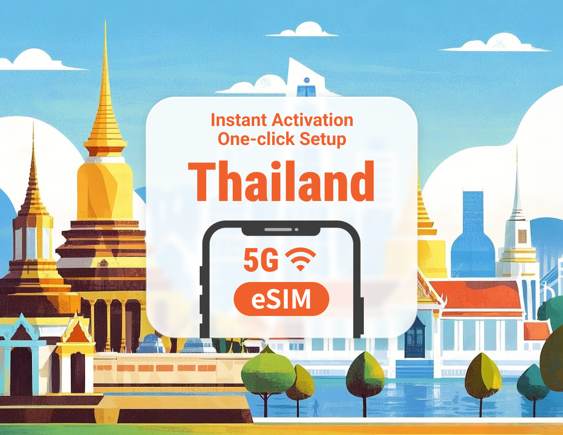 eSIM 5G Thailandia | ChatGPT | 1–30 giorni | QR istantaneo