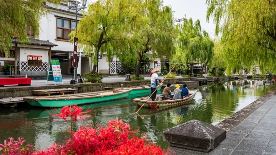 YokaBus pittoreska Yame tefält & Yanagawa flodkryssning dagrundtur från Fukuoka