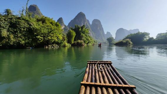 【満喫の1日間】四つ星遊覧船に乗って水墨画の世界～漓江下り·「印象劉三姐鑑賞」
