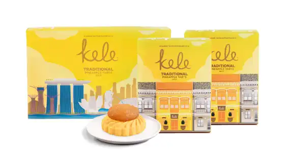 Kele Singapore Pineapple Tart or Ball Souvenir Box (Jewel Changi or Chinatown pick up)