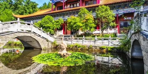 六安市區包車來回|大別山石窟+大別山虛谷溫泉一日包車遊