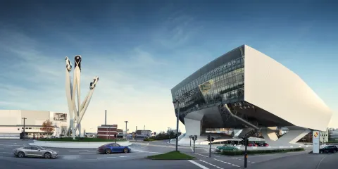 保時捷博物館+白院聚落+宮殿花園的上園+宮殿花園的下園一日遊