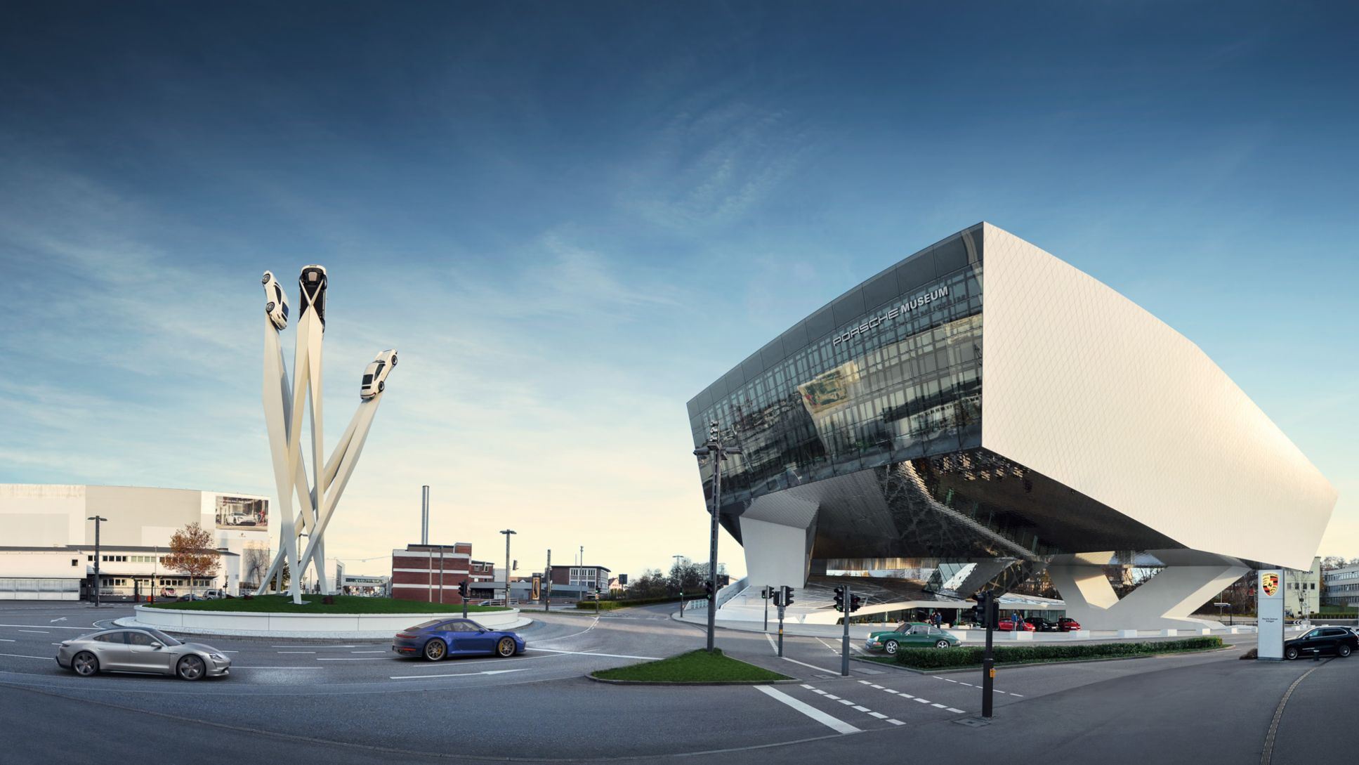 Porsche Museum + Mercedes-Benz Museum + Weissenhof-Museum im Haus Le Corbusier + Schillerplatz