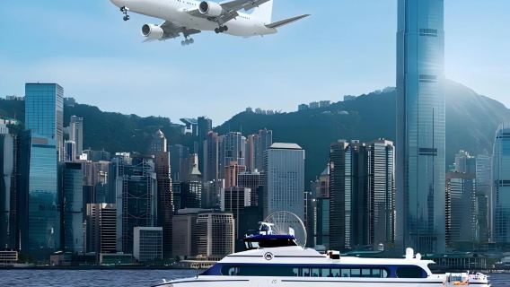 深圳蛇口港--香港機場海天碼頭，單程船票直達 行李直掛