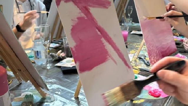 Milano: Classe di pittura con degustazione