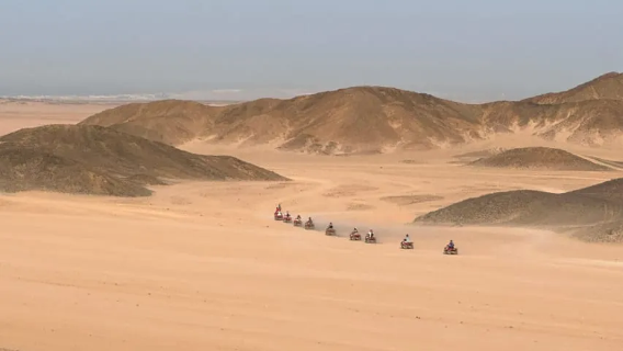 Egypt Hurghada desert tour (desert motorcycle/off-road vehicle/Bedouin village/dinner)