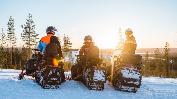 Finlandia, Rovaniemi — 2-godzinna wyprawa skuterem śnieżnym
