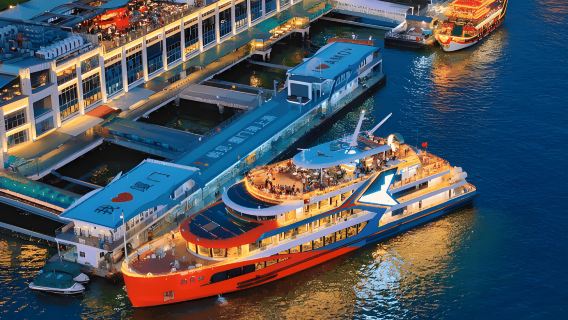 Xiamen Night Tour : Lujiang Yujian 66 Luxury Night Cruise (Optional Regular Night Cruise)
