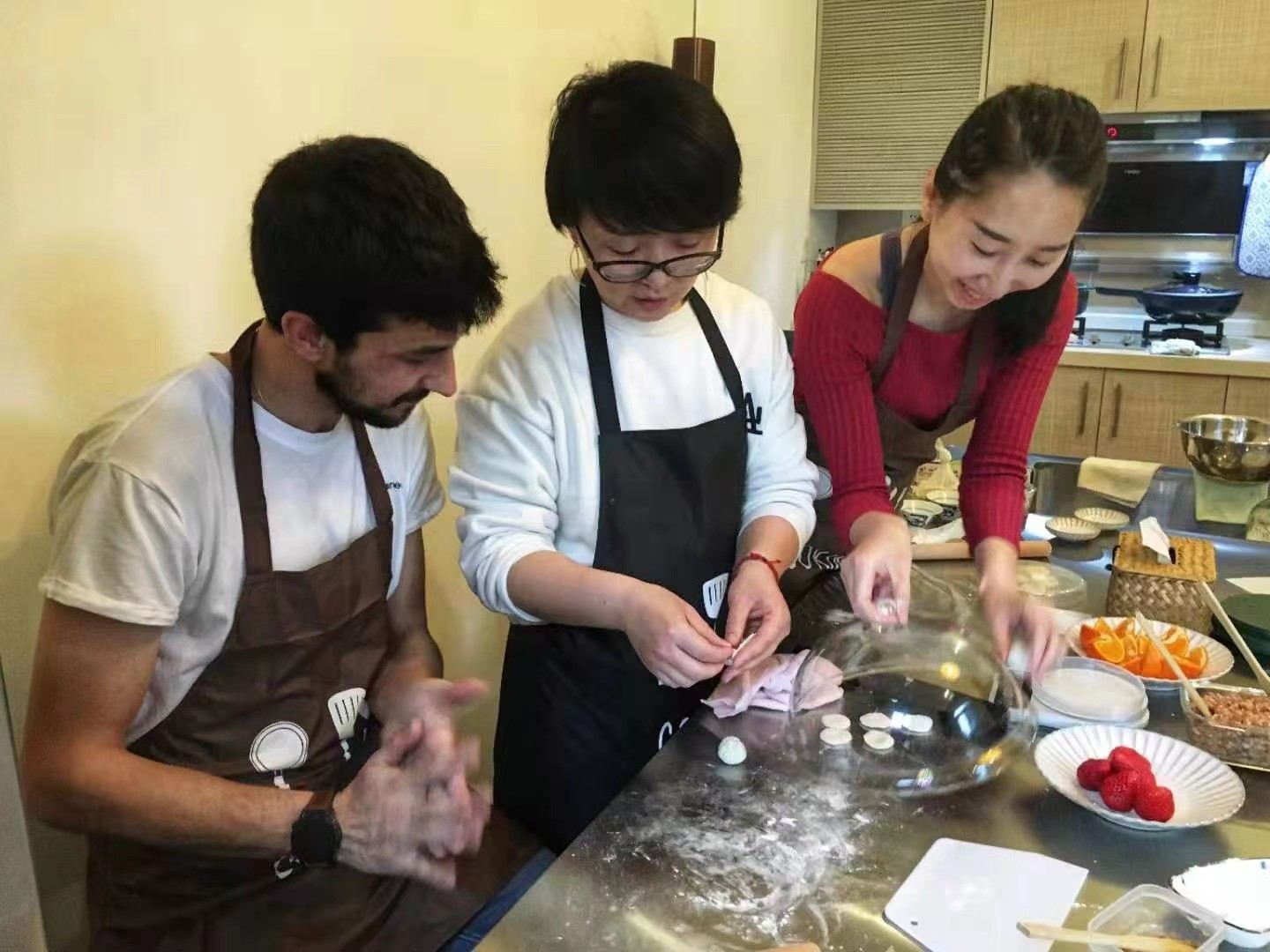 上海:石庫門の上海風路地で小籠包作り体験