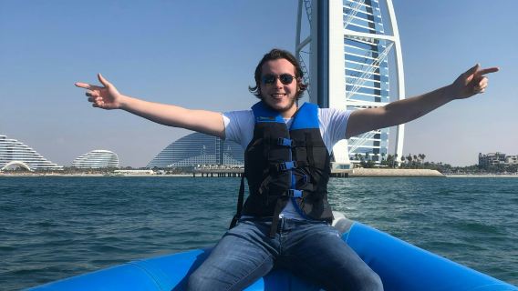 Dubai: 90-Min Speedboat Tour to Burj Al Arab & Atlantis + Ice Cream