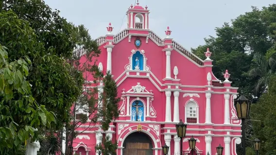 Buffalo City in Manila, Philippines [Pink Church + Music Bull Cart + Waterfall Restaurant + Bamboo Rafting]