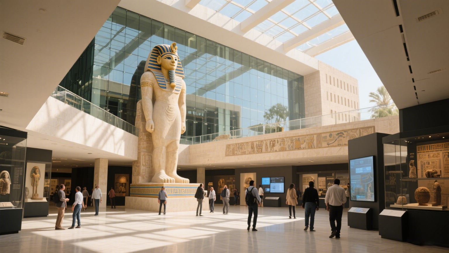 開羅博物館一日遊：埃及國家博物館+大埃及博物館+文明博物館