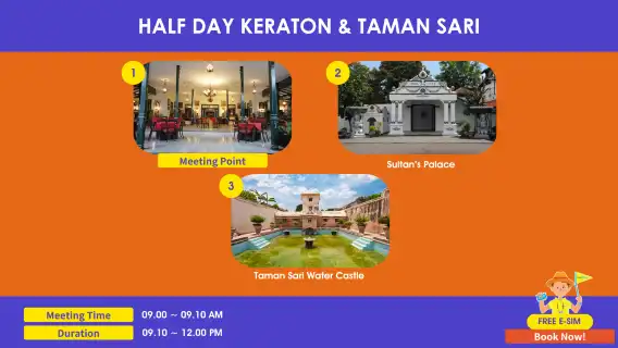 Keraton & Taman Sari (Half Day Tour) | Multilingual Guide