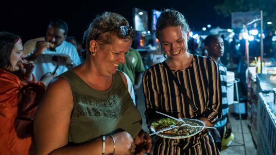 Zanzibar:Stone Town Night Tour,Darajani Market to Forodhani