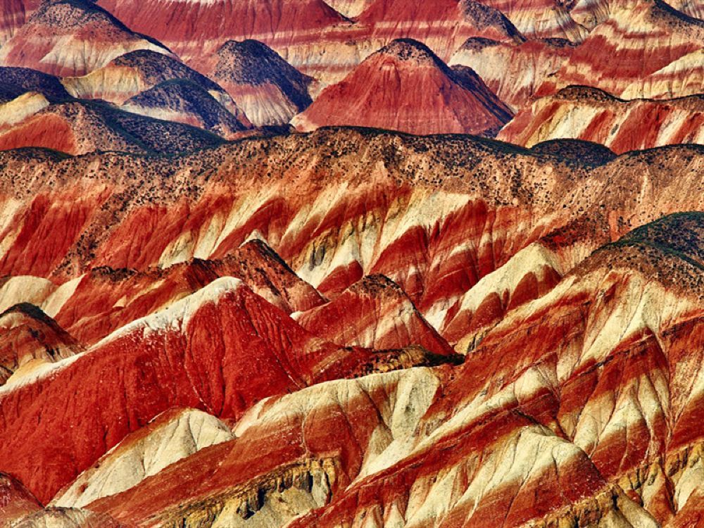 [Saliendo de Lanzhou] Excursión de un día en grupo al Geoparque Nacional del Bosque de Piedras del Río Amarillo y al Relieve Tinta-Danxia