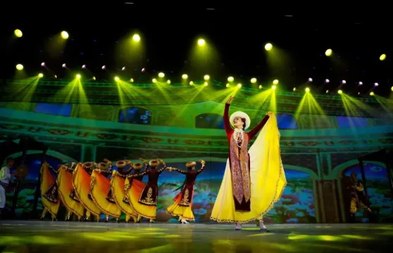 【新疆】國際大巴扎《絲綢之路•千年印象》宴藝大劇院演出票+巴扎美食自助餐票