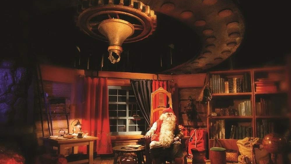 Partenza da Rovaniemi, Finlandia: Tour al Santa Claus Village con servizio clienti in cinese e guida in inglese