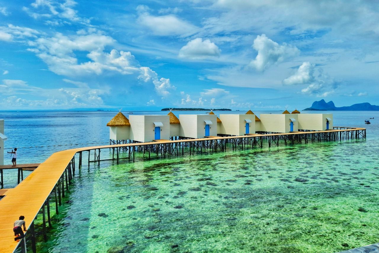 Königliches Semporna Resort Malaysia|Meerblickzimmer|Auf eigene Kosten Inselhüpfen möglich, einfach großartig!