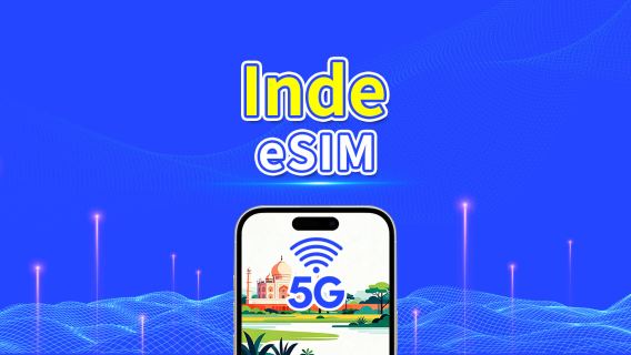 eSIM Inde | 4G | Forfait de données quotidien/total | 1-30 jours | Facturation selon les jours civils | Code QR
