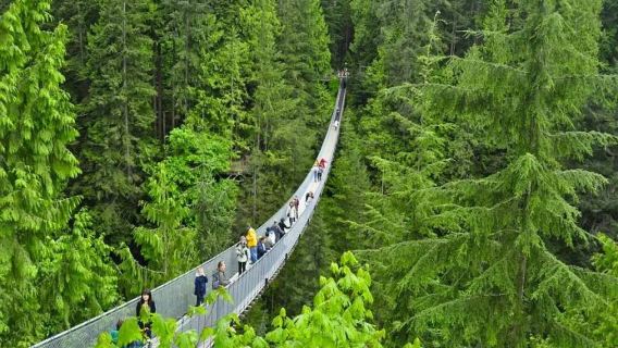 perjalanan satu hari ke Taman Stanley + Taman Jembatan Gantung Capilano