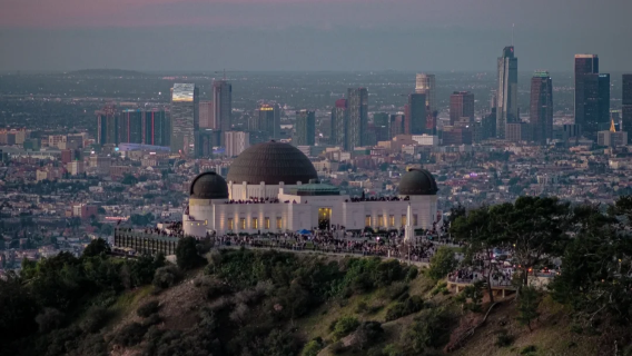美國洛杉磯格里菲斯天文台+星光大道+比佛利山莊+聖莫尼卡海灘