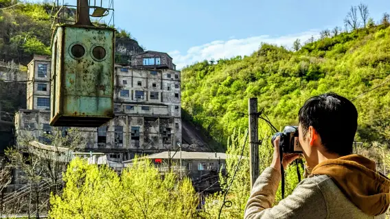 Столп Кацхи с храмом на вершине