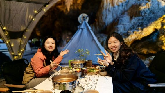貴州荔波白魚洞蓋亞探險營地深度探洞 | 洞穴飛拉達+大環線+溜索