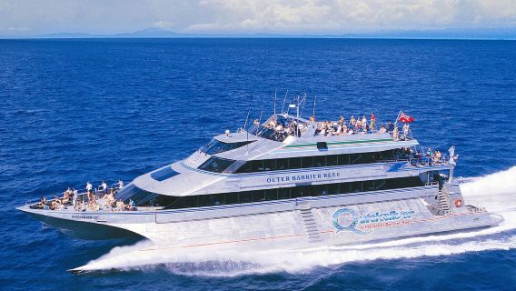 Lawatan sehari pelayaran Silver Swift ke Great Barrier Reef Cairns [termasuk makan tengah hari/snorkeling | pilihan helikopter]