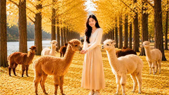 1-day tour to Nami Island + Morning Calm Arboretum + Kim Yu-jeong Gangchon rail bike from Seoul