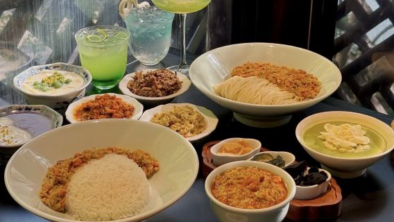 Hangzhou Li Baixie: Mi Telur Ketam (Menikmati hidangan ketam istimewa + pengalaman makanan dengan pemandangan tasik yang menakjubkan)
