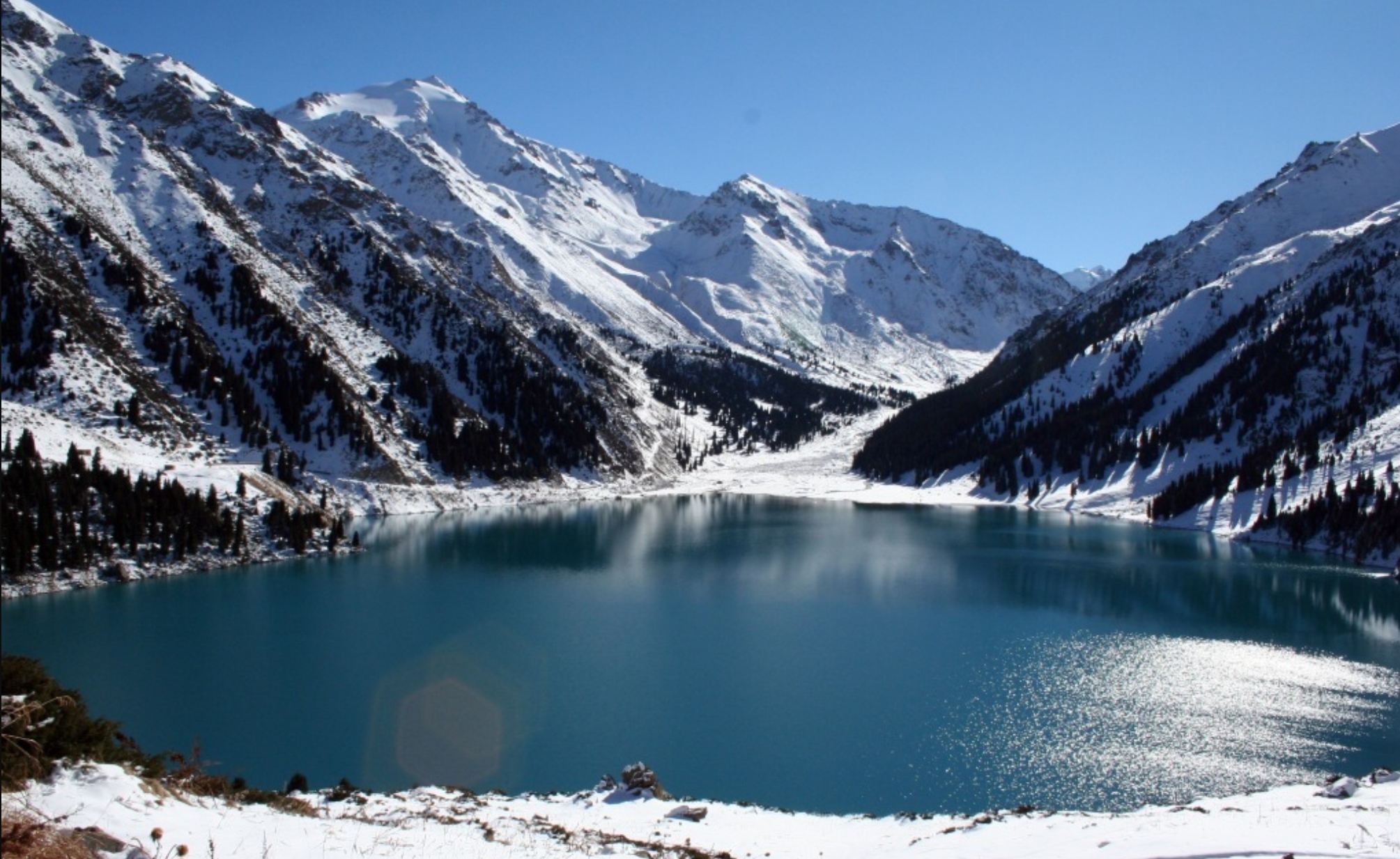 大阿拉木圖湖+瓊布拉克【雪山與湖泊的交響-自然秘境一日巡禮】