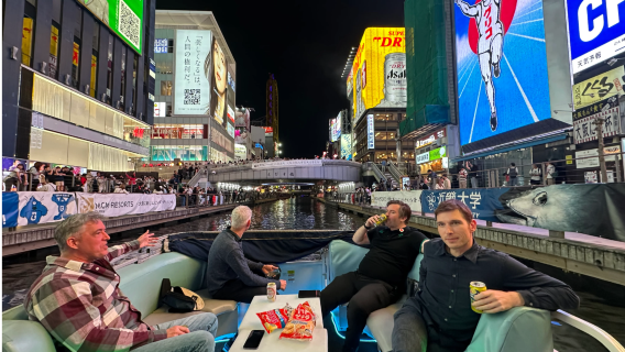 INDY CRUISE du thuyền ngắm cảnh Dotonbori|Chiêm ngưỡng biển hiệu Glico và cảnh đường phố sầm uất, tận hưởng thời gian thư giãn (khứ hồi bến tàu Minatomachi)