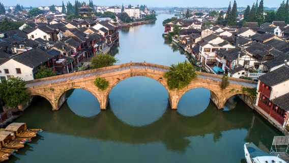 Parque de Cine Shanghái + Pueblo Antiguo de Zhujiajiao + Bund [Excursión alrededor de Shanghái / Guía en chino, inglés o coreano disponible]