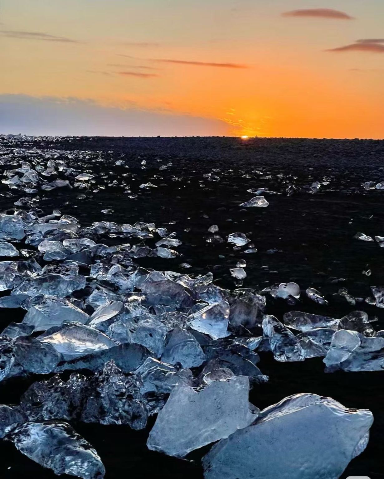 [Iceland Jökulsárlón Glacier Lagoon & Diamond Beach Blue Ice Aurora Hunting Private Charter Day Tour]