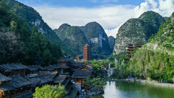 貴州黔西南市來回萬峰林+天下布依景區一日遊（不含門票）