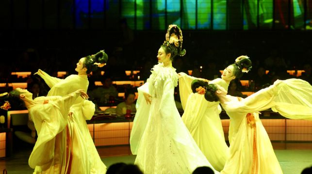 【杭州宮宴·宮廷餐秀】浙江杭州漢文化美食劇場·燕享食禮丨提供妝造+宮廷樂舞+可選午宴/晚宴