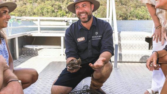 Allevamento di perle di Broken Bay: visita guidata + crociera sul fiume + trasferimento facoltativo
