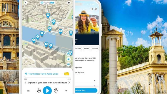 Montjuic Park Barcelona: Audio-Guide-App von TouringBee