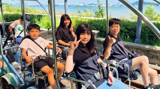 仁川趣味户外体验｜滑坡车 & 铁道自行车 & 海鸥渡轮一日游