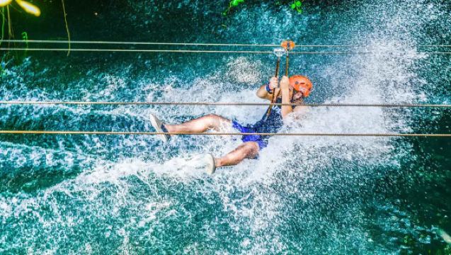 River Rafting, Ziplining, Lunch, Jeep Safari, Quad Safari & Roundtrip Transfer from Alanya