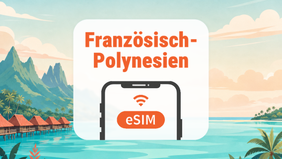 Französisch-Polynesien eSIM | KI-Apps & TikTok | 1–30 Tage | QR-Code