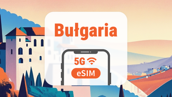 Bułgaria 5G eSIM | Wszystkie AI & TikTok | 1–30 dni | Kod QR