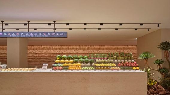 Shuiguo+ (Shenzhen flagship store) baden + fruit + overnachten + buffet