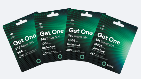 New Zealand 30/60-Day One NZ (Vodafone) SIM Card (New Zealand Airport Pick Up)