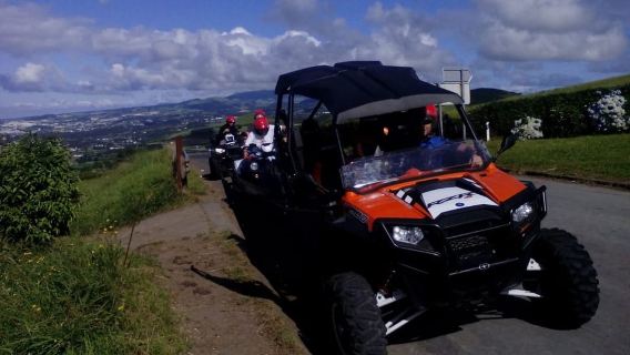 Buggy|Quad|Tour in Jeep da costa a costa (Ribeira Grande) con fuoristrada 4x4